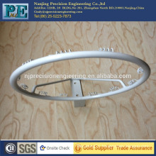 white powder coated steel rolling bending and welding fabrication bracket